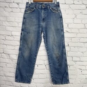 Dickies Men's Carpenter Jeans 32x31 Relaxed Fit Distressed Heavyweight Workwear